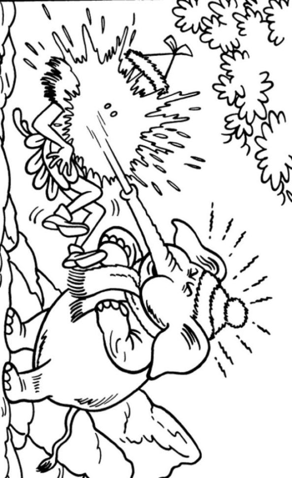 Kids-n-fun.com | Create personal coloring page of Spike and Suzy